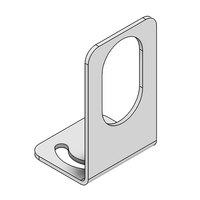 MODULAR SOLUTIONS ALUMINUM BRACKET<BRE>30 SERIES 18MM SENSOR HOLDING